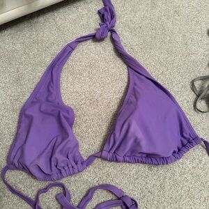💜cute purple bikini top